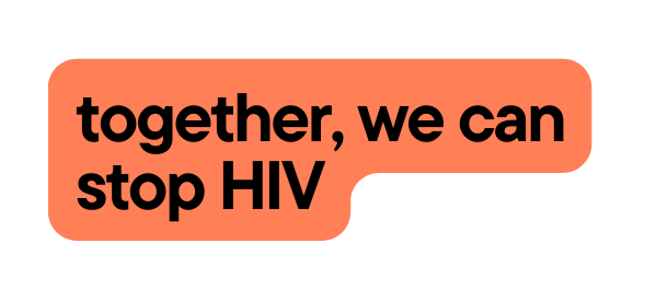 together we can stop HIV